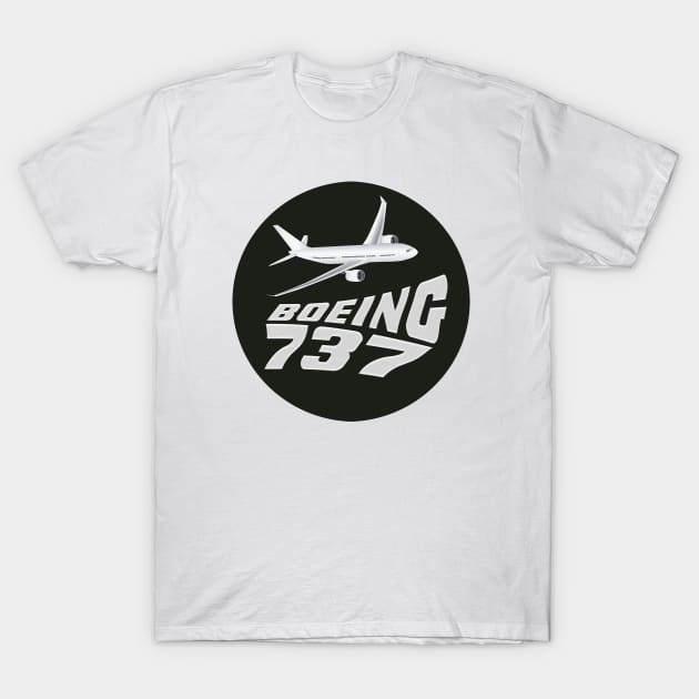 Boeing 737 T-Shirt by Joshua Designs